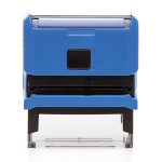 Trodat printy σφραγίδα μπλε 4913 με μπλε μελάνι, 58x22χιλ. Δυνατότητα εκτύπωσης - Image 2