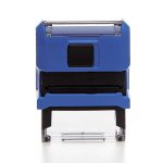 Trodat printy σφραγίδα μπλε 4911 με μαύρο μελάνι, 38x14χιλ. Δυνατότητα εκτύπωσης - Image 2