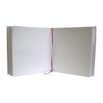 Νext βιβλίο εντυπώσεων-sketch book Silk μαύρο 80 λευκά φύλλα 120γρ. 23x23εκ. Δυνατότητα εκτύπωσης - Image 2