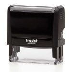 Trodat printy σφραγίδα μαύρη 4915 με μπλε μελάνι, 70x25χιλ. Δυνατότητα εκτύπωσης