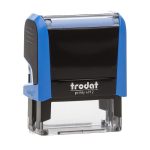 Trodat printy σφραγίδα μπλε 4912 με μαύρο μελάνι, 47x18χιλ. Δυνατότητα εκτύπωσης