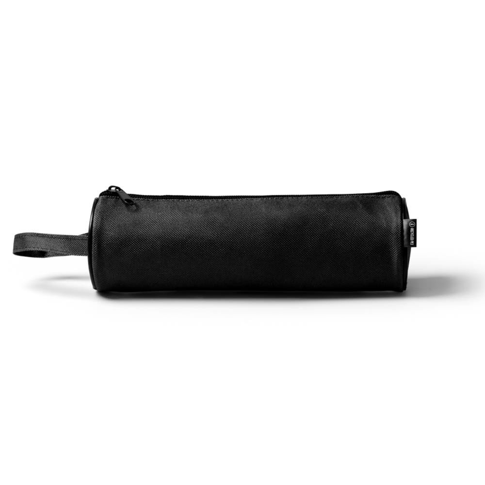 726be1c99f434de59705fb501a25d324 Κασετίνα κυλινδρική μαύρη Υ6,5xØ22,5εκ. Δυνατότητα εκτύπωσης - Image 1