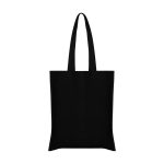 Τσάντα non woven μακρύ χερούλι μαύρη Υ40x36εκ.  Δυνατότητα εκτύπωσης