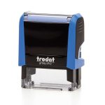 Trodat printy σφραγίδα μπλε 4912 με μπλε μελάνι, 47x18χιλ. Δυνατότητα εκτύπωσης