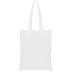 Τσάντα non woven μακρύ χερούλι λευκή Υ40x36εκ.  Δυνατότητα εκτύπωσης