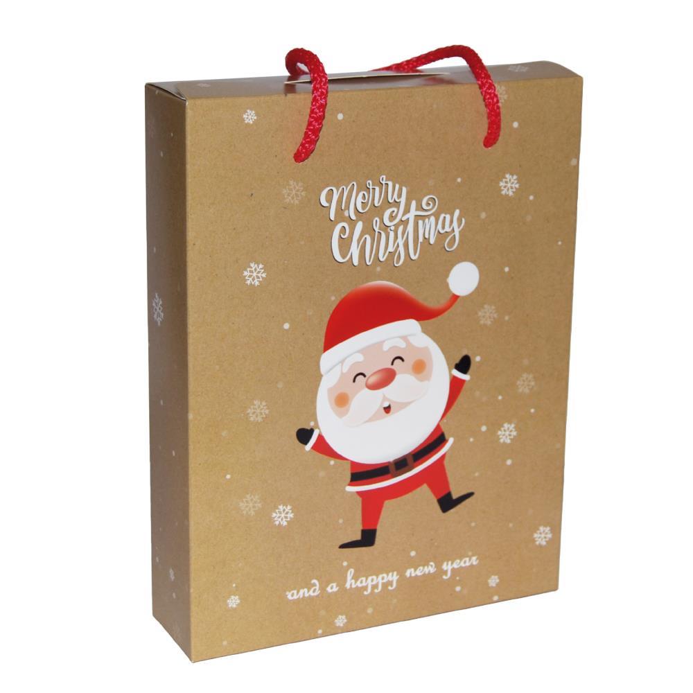 fd4017c15151422a9b1ac8098bec104a Next χάρτινη τσάντα κουτί Santa Claus Υ24,5x18,5x5εκ. Δυνατότητα εκτύπωσης - Image 1